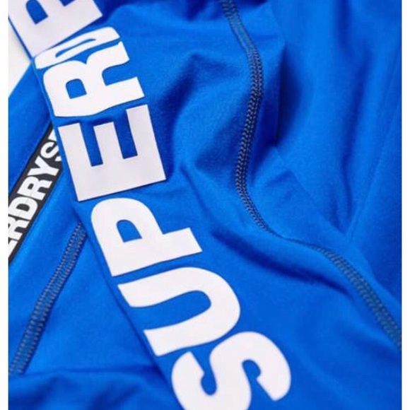 Superdry Blue Sport Hoodie - Picture 8 of 8